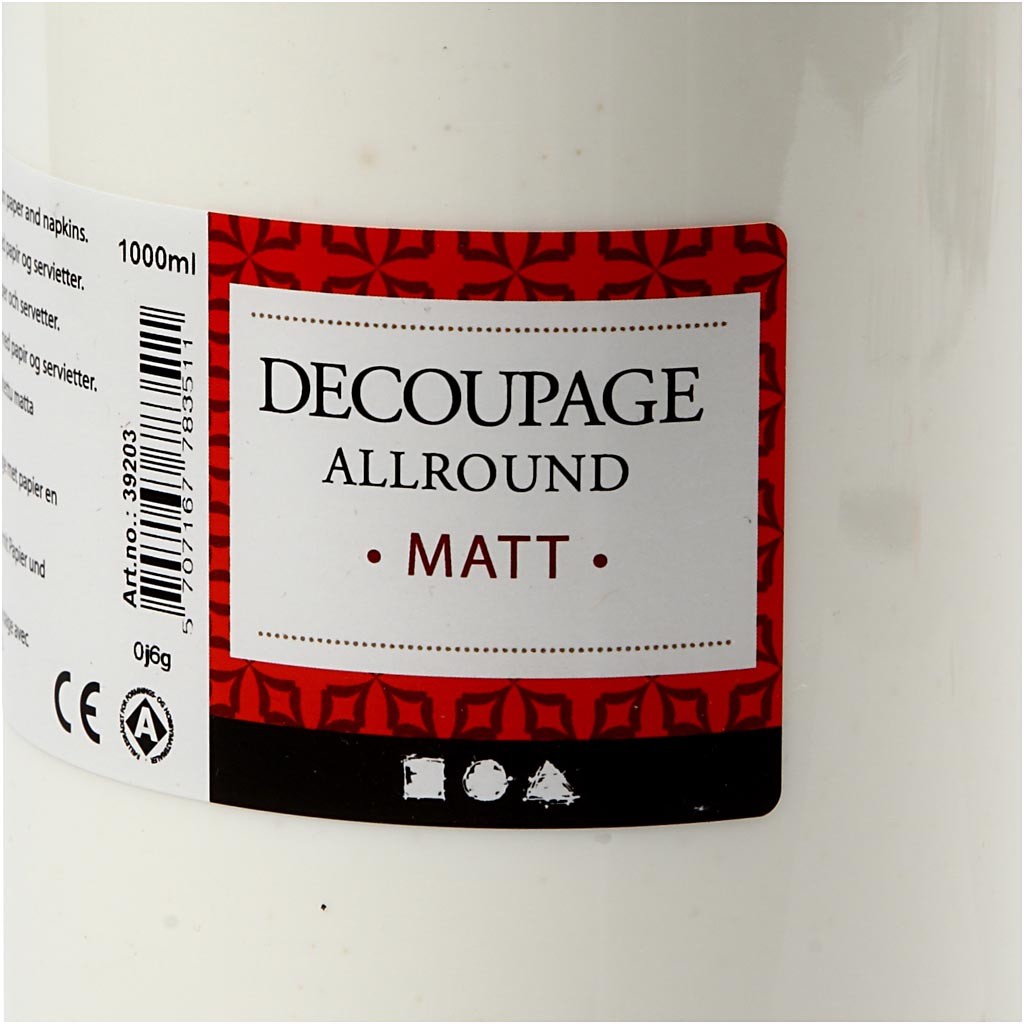 Découpage-Lack, Matt, 1000 ml/ 1 Fl. [HOB-39203]
