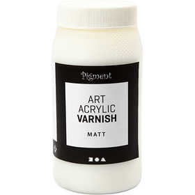 Art Acrylic Varnish, Matt transparent, Weiß, 500 ml/ 1 Dose [HOB-39280]