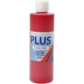 Plus Color Bastelfarbe, Purpurrot, 250 ml/ 1 Fl. [HOB-39428]