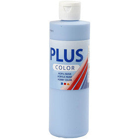 Plus Color Bastelfarbe, Himmelblau, 250 ml/ 1 Fl. [HOB-39443]