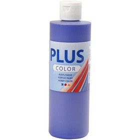 Plus Color Bastelfarbe, Ultramarinblau, 250 ml/ 1 Fl. [HOB-39445]