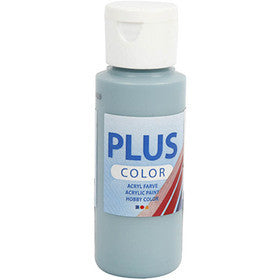 Plus Color Bastelfarbe, Staubblau, 60 ml/ 1 Fl. [HOB-39644]