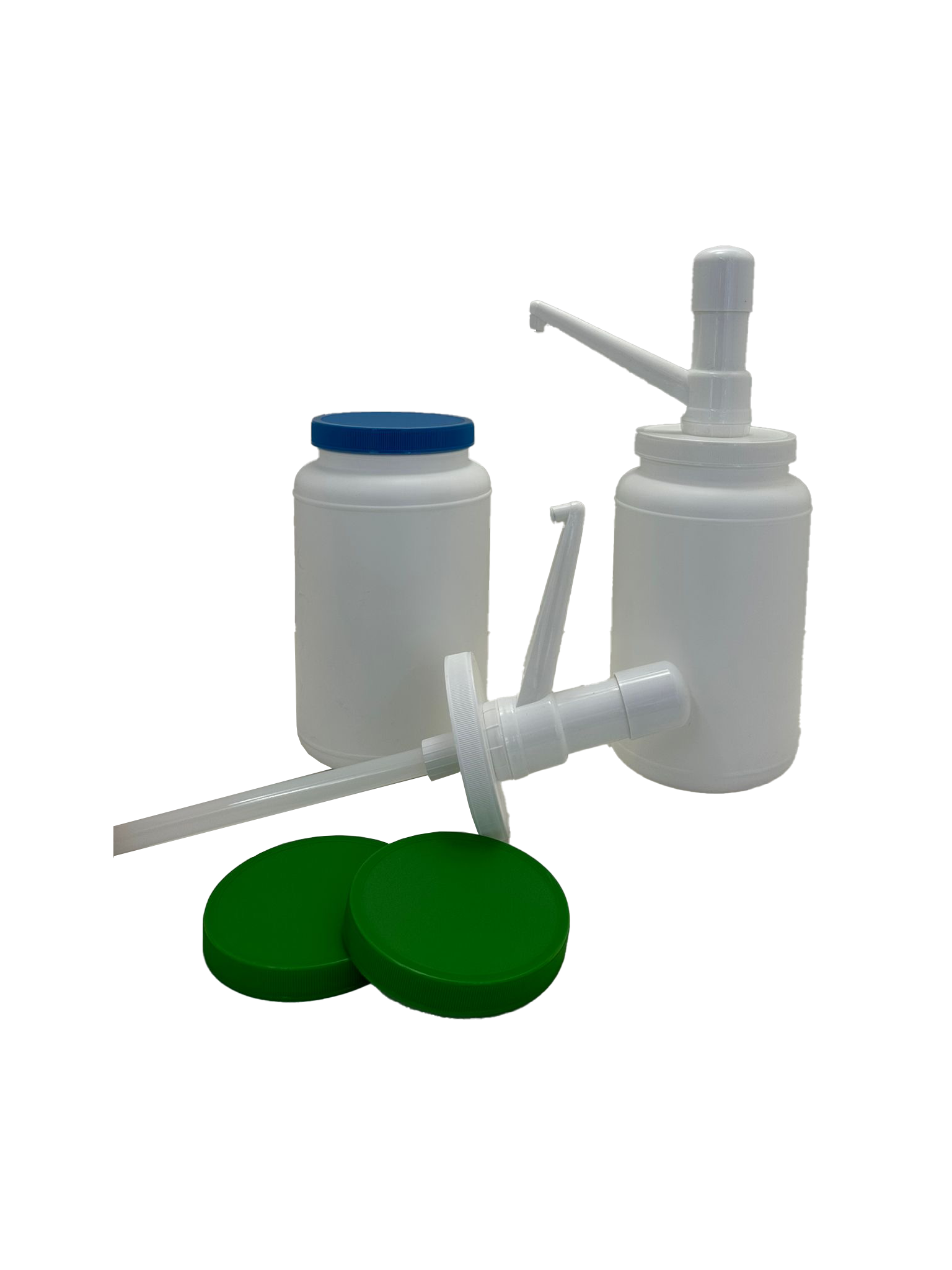 3L Kunststoff Dosierbehälter mit Schraubdeckel – Kompatibel mit Pumpaufsatz (1 Stk.)