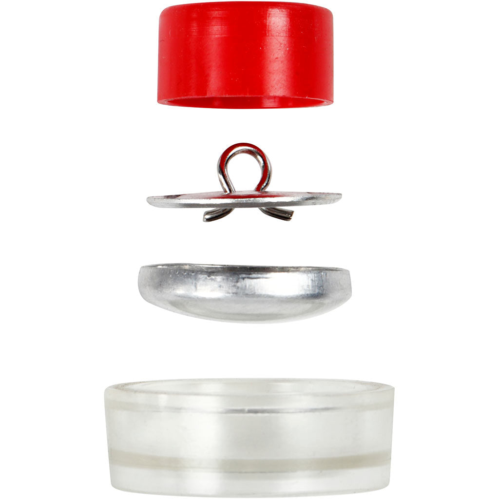 Knöpfe zum Beziehen, D 22 mm, 12 Stk/ 1 Pck [HOB-40415]