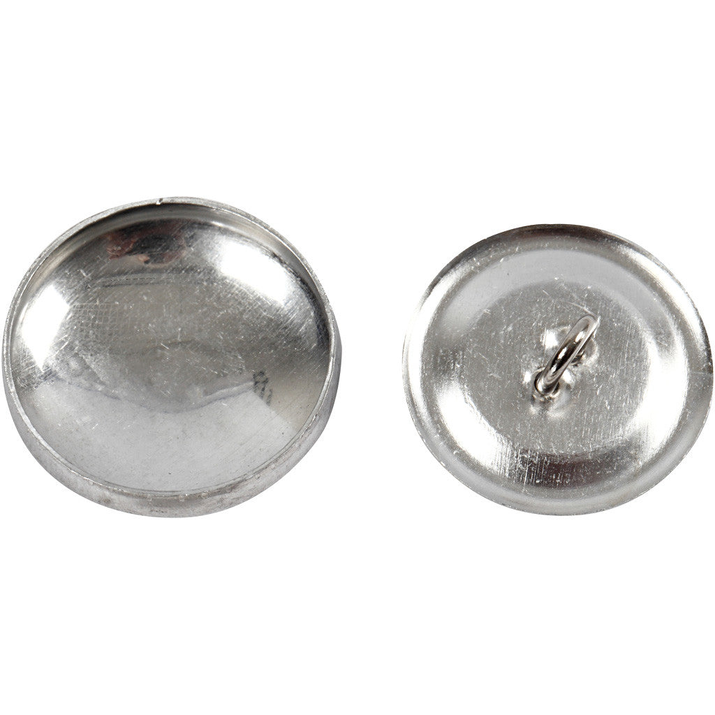 Knöpfe zum Beziehen, D 22 mm, 12 Stk/ 1 Pck [HOB-40415]