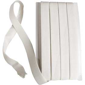 Elastikband, B 20 mm, Weiß, 25 m/ 1 Rolle [HOB-41044]