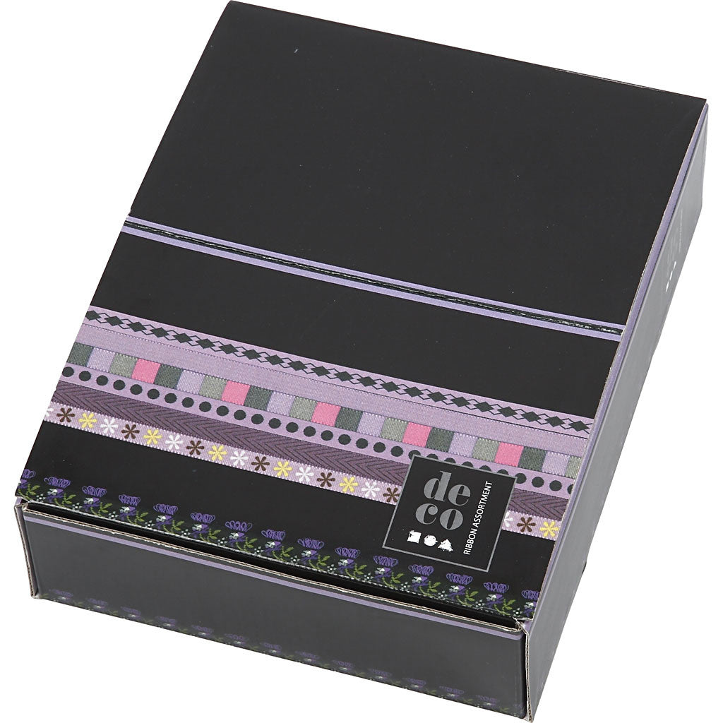 Dekoband, B 10 mm, Flieder, 48x2 m/ 1 Pck [HOB-41051]