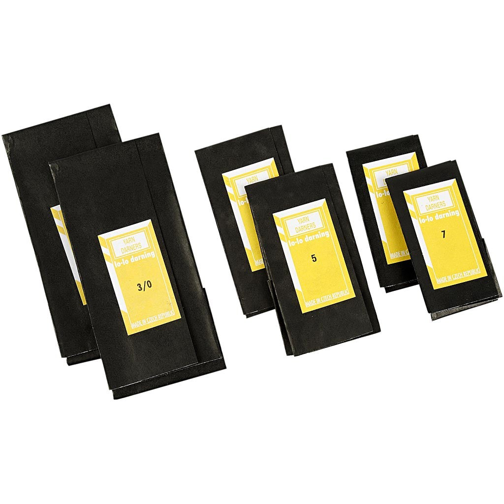 Stopfnadeln, Nr. 3/0+5+7, L 48-65 mm, 150 Stk/ 1 Pck [HOB-41108]