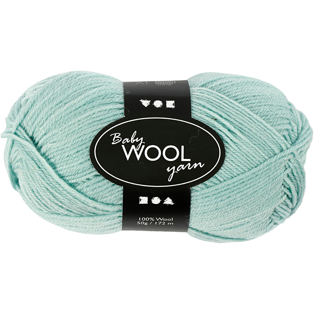 Baby Yarn, L: 172 M, sweet green, 50 g/ 1 ball