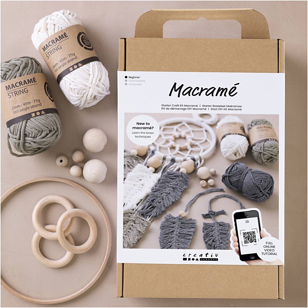 Starter Kreativ Set Macramé, 1 Pck [HOB-41477]