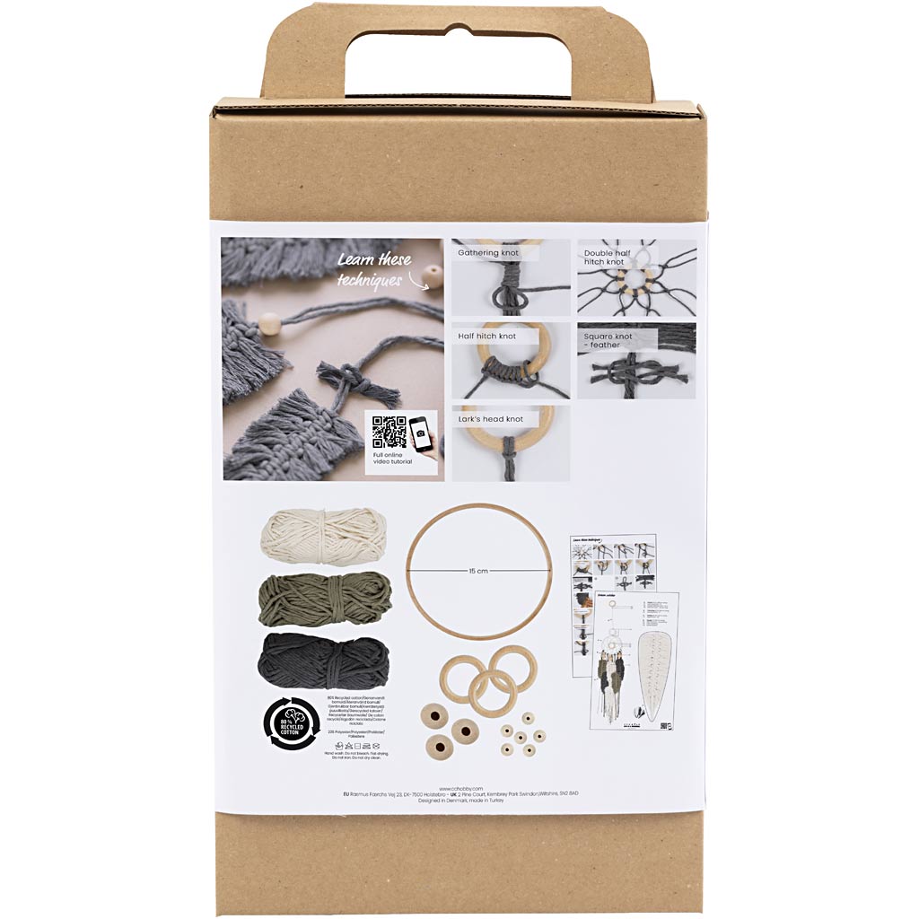 Starter Kreativ Set Macramé, 1 Pck [HOB-41477]