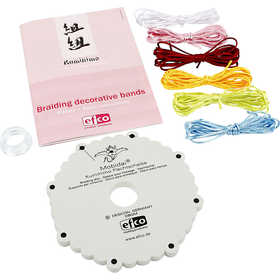 Mobidai® Kumihimo Bastelset für Anfänger, 1 Set [HOB-41592]