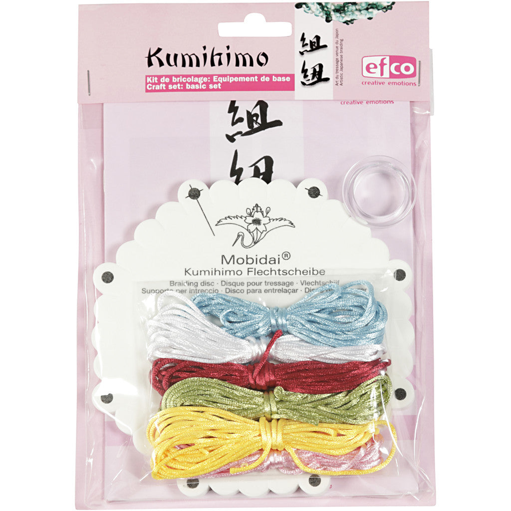 Mobidai® Kumihimo Bastelset für Anfänger, 1 Set [HOB-41592]