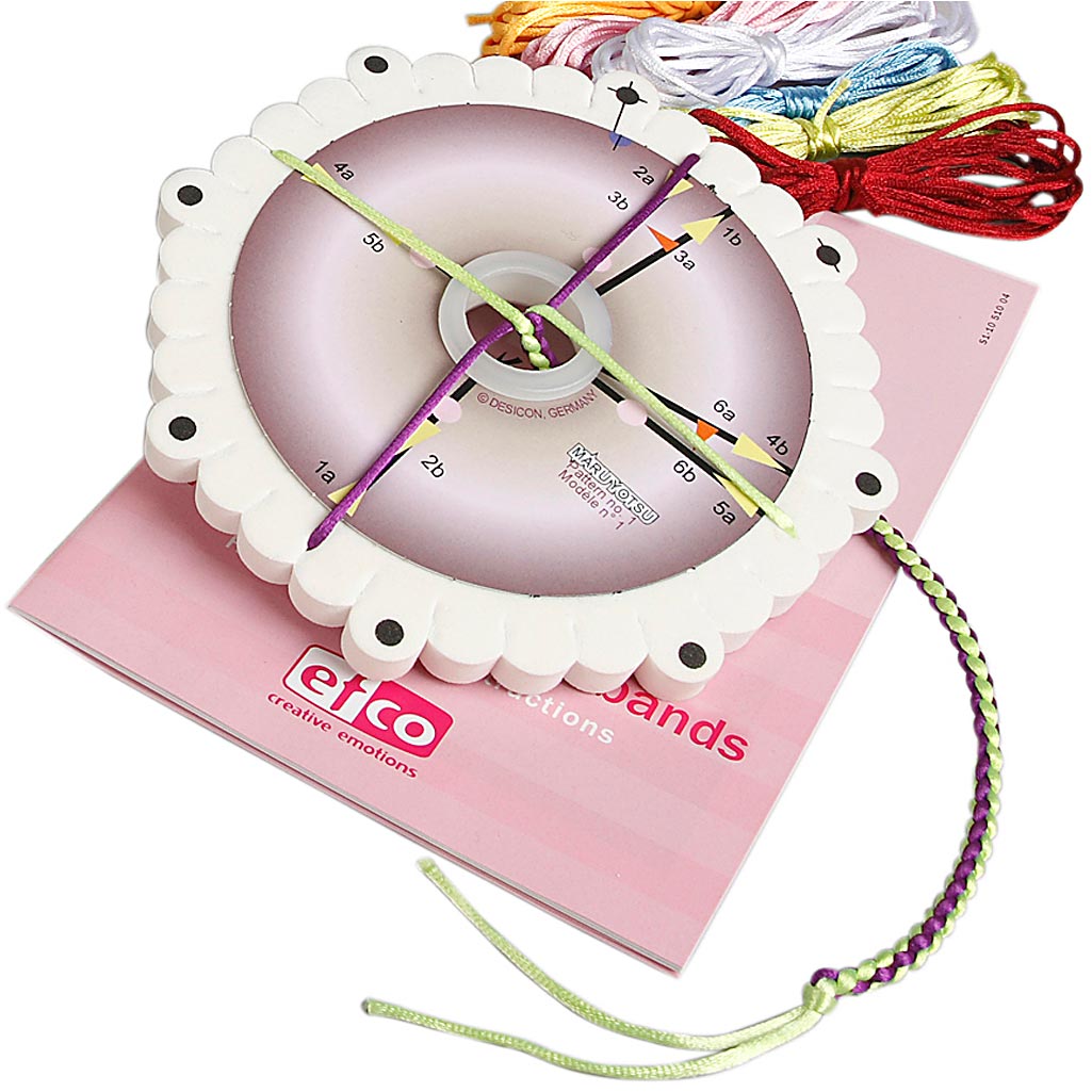 Mobidai® Kumihimo Bastelset für Anfänger, 1 Set [HOB-41592]