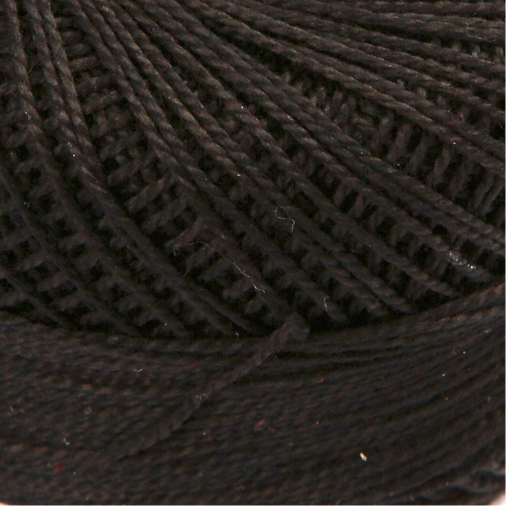Baumwolle, Mercerisiert, Schwarz, 20 g/ 1 Knäuel [HOB-42127]