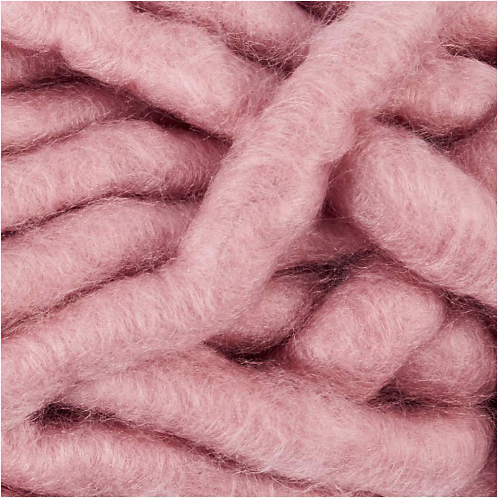 Chunky-Wolle XL (Polyacryl), L 17 M, Größe manga, Rosa, 200 g/ 1 Knäuel [HOB-42159]