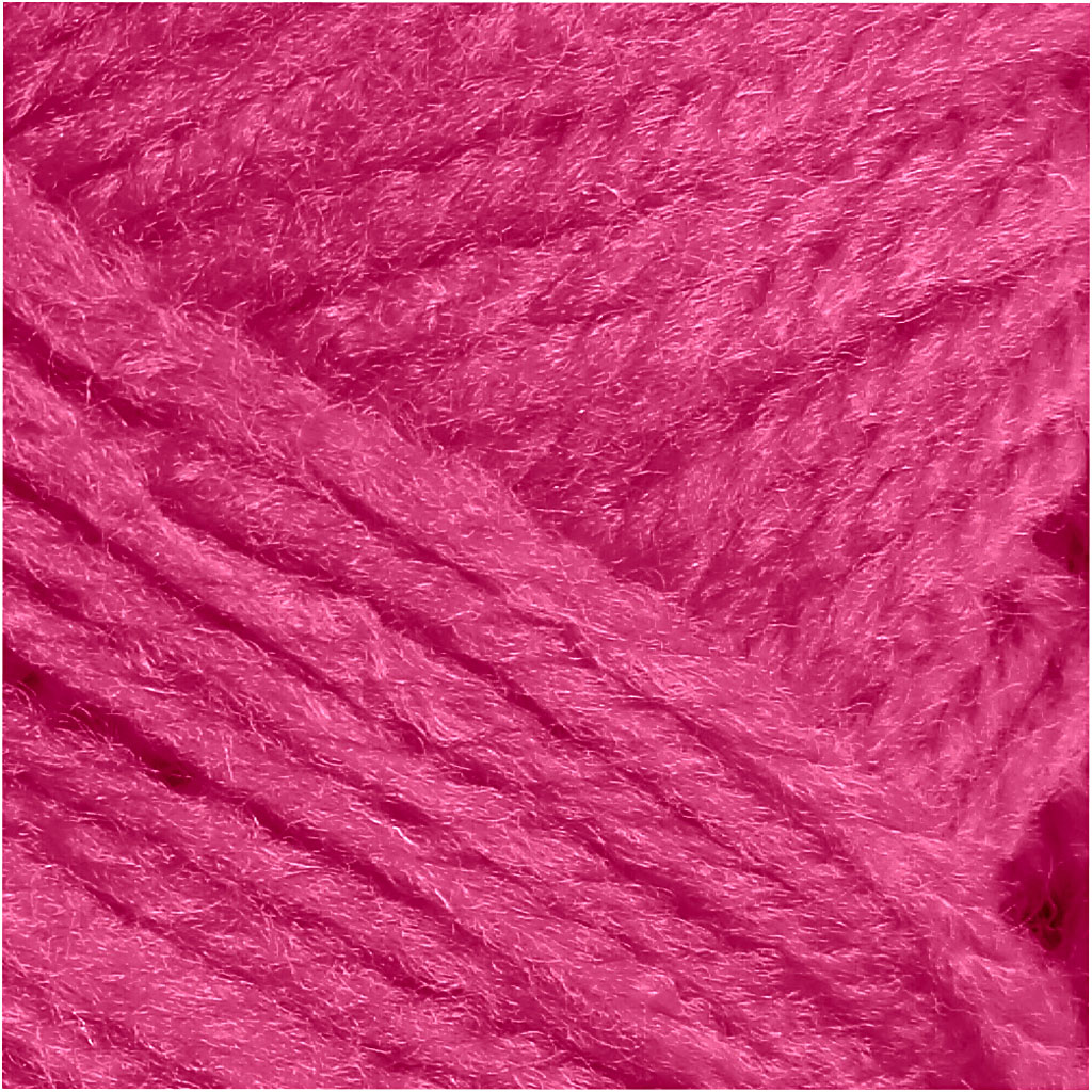 Fantasia Polyacryl Garn, L 80 M, Neonpink, 50 g/ 1 Knäuel [HOB-421708]