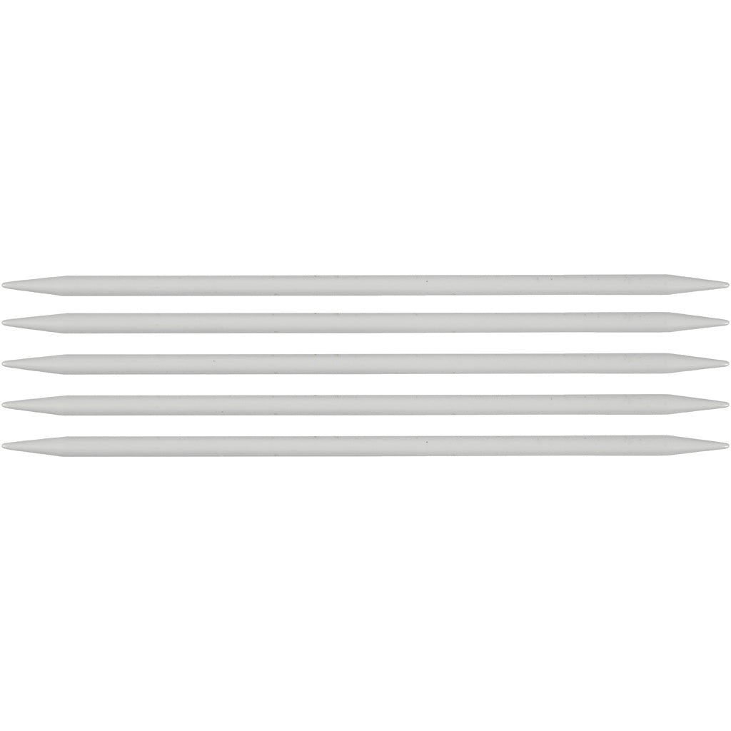 Knitting needles, L: 20 cm, size 6 mm