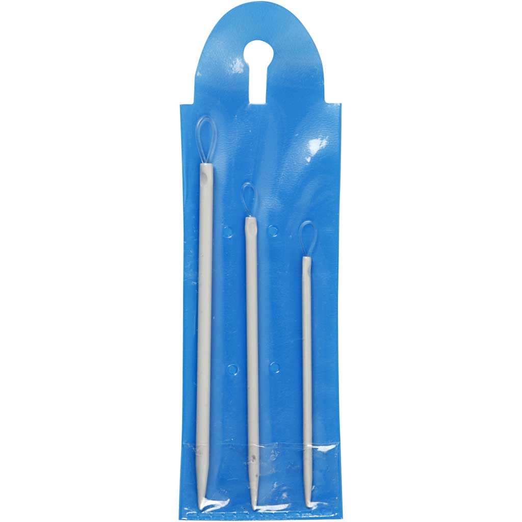 Wollnadeln, L 6+7+8,5 cm, 3 Stk/ 1 Pck [HOB-42268]