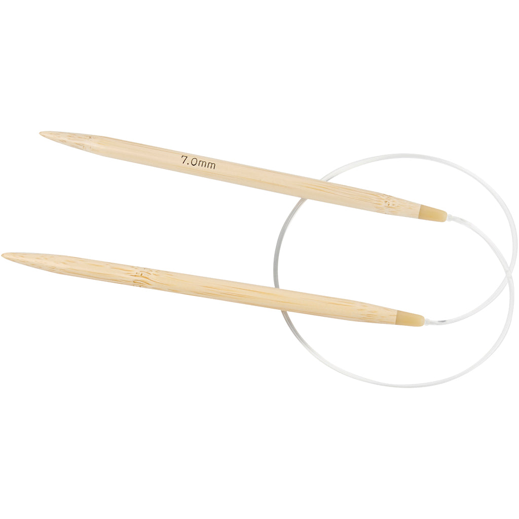 Circular Knitting Needle, L: 60 cm, size 7 mm