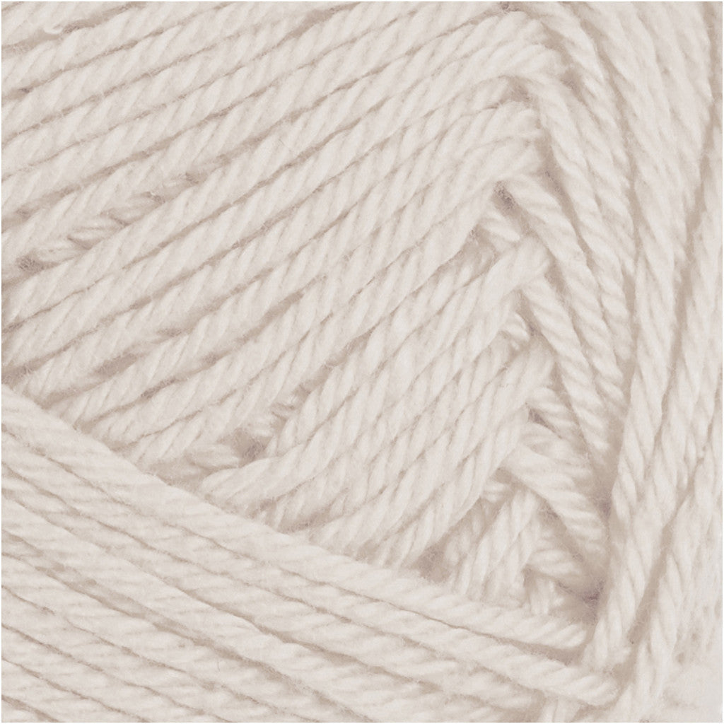 Baumwollgarn, Nr. 8/4, L 170 M, Nadel 3-3,5, Beige, 50 g/ 1 Knäuel [HOB-431050]