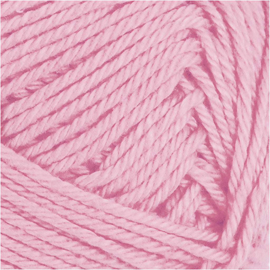 Baumwollgarn, Nr. 8/4, L 170 M, Nadel 3-3,5, Rosa, 50 g/ 1 Knäuel [HOB-431220]