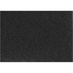 Bügelfolie, A5, Blatt 148x210 mm, Glitter, Schwarz, 1 Bl. [HOB-44329]