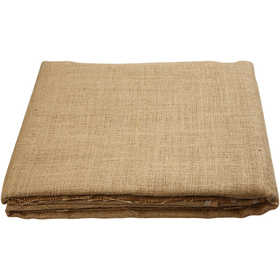 Jute, B 160 cm, 58 Fäden pro 10 cm, 310-330 g, 5 m/ 1 Rolle [HOB-44603]