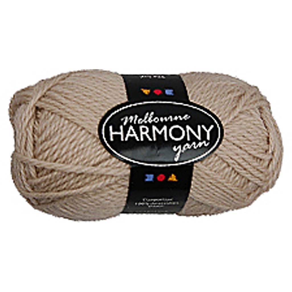 Melbourne Wool Yarn, L 92 M, Beige, 50 g/ 1 Knäuel [HOB-44712]