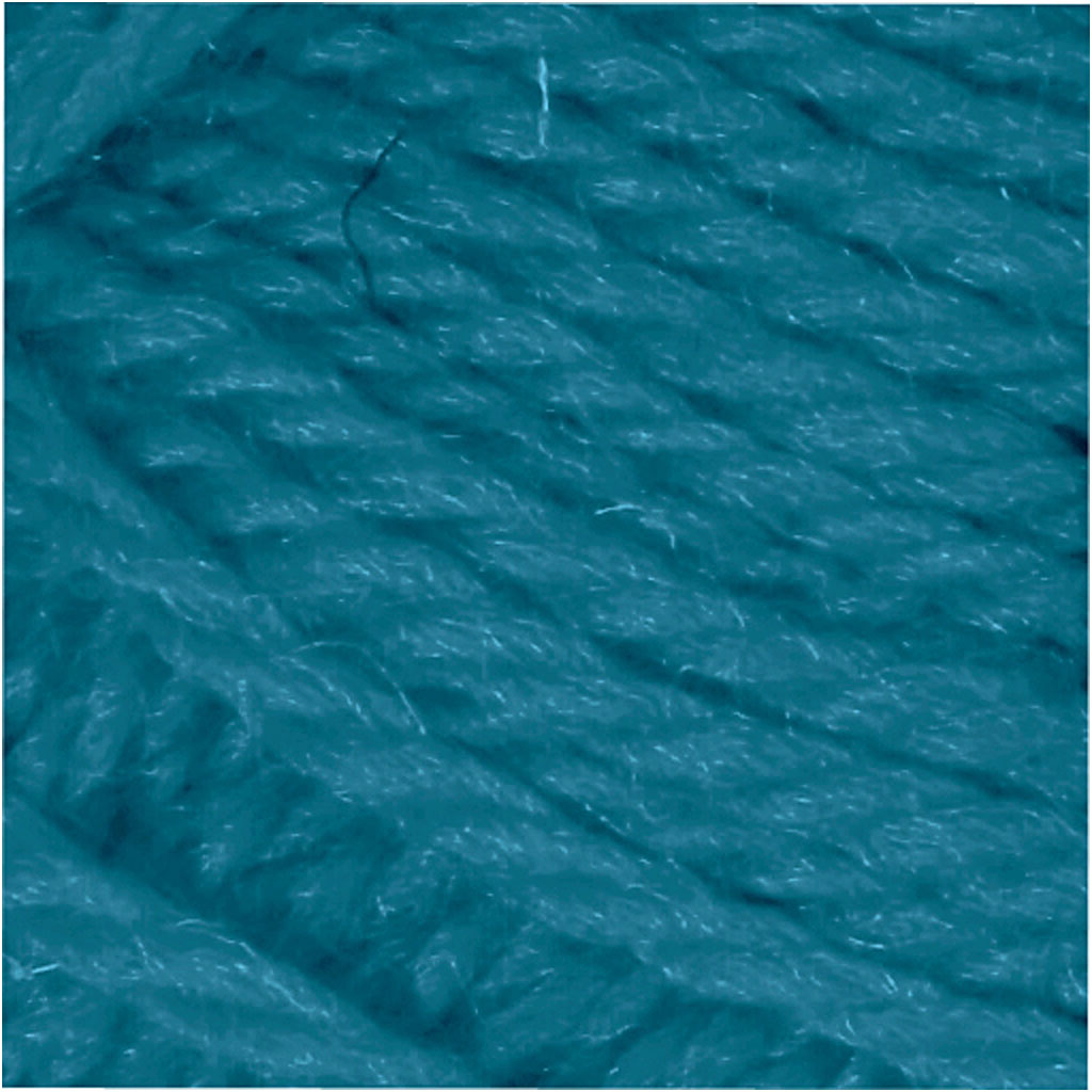 Melbourne Wool Yarn, L 92 M, Petrol, 50 g/ 1 Knäuel [HOB-44720]