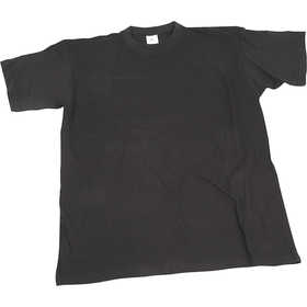 T-Shirt, B 40 cm, Größe 7-8 Jahre, Rundhalsausschnitt, 145 g, Schwarz, 1 Stk [HOB-47222]