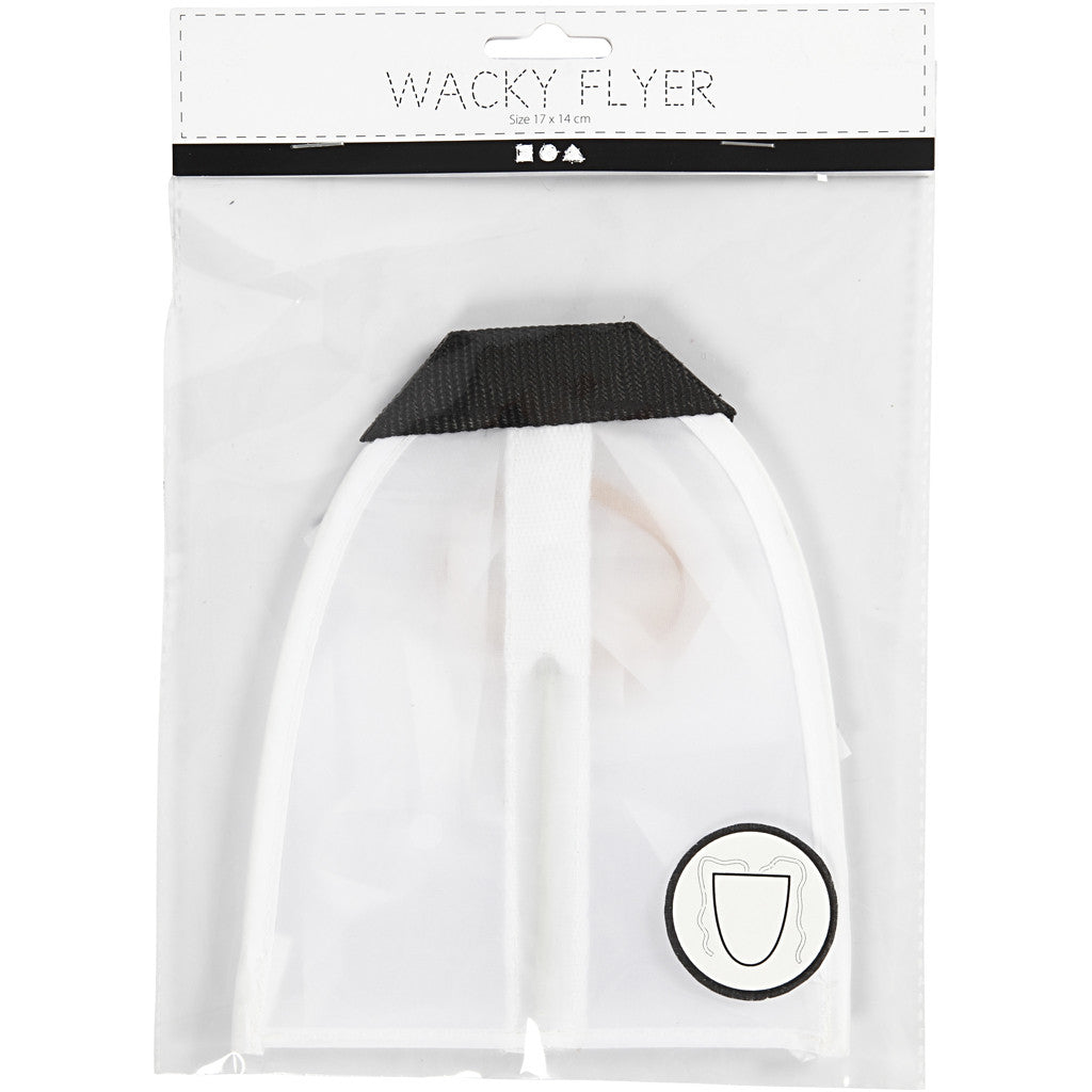 Drache, Größe 17x14 cm, Weiß, 1 Stk [HOB-47440]