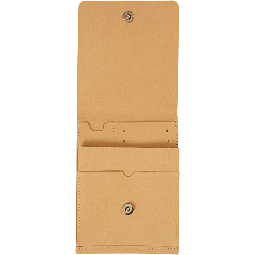 Schultertasche, H 18 cm, L 13 cm, 350 g, Hellbraun, 1 Stk [HOB-49892]