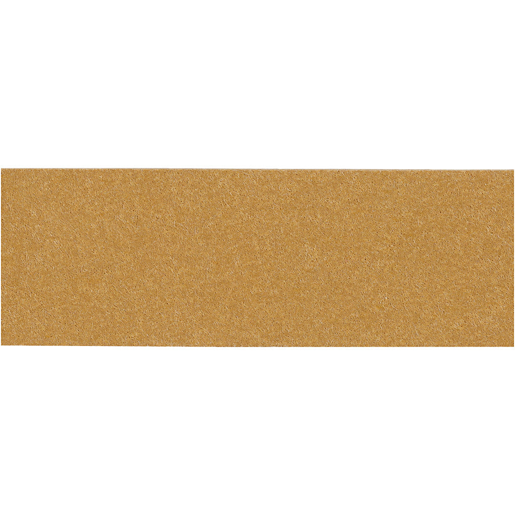 Lederpapierstreifen / Flechtstreifen, B 15 mm, Dicke 0,55 mm, Hellbraun, 9.50 m/ 1 Rolle [HOB-498953]