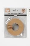 Lederpapierstreifen / Flechtstreifen, B 15 mm, Dicke 0,55 mm, Hellbraun, 9.50 m/ 1 Rolle [HOB-498955]