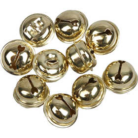 Schellen, D 13+15+17 mm, Gold, 12 sort./ 1 Pck [HOB-500120]
