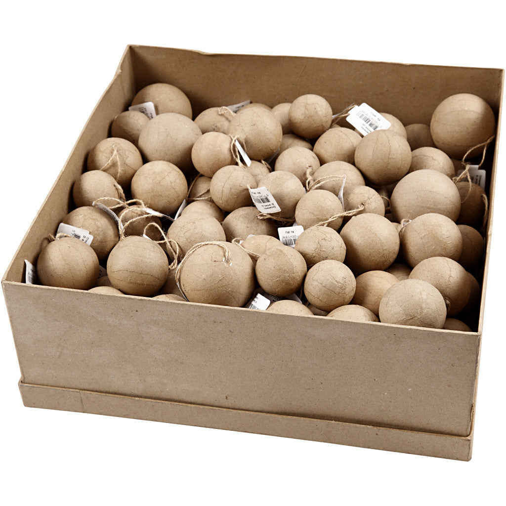 Weihnachtskugeln, D 4+5+6 cm, 3x35 Stk/ 1 Pck [HOB-51031]