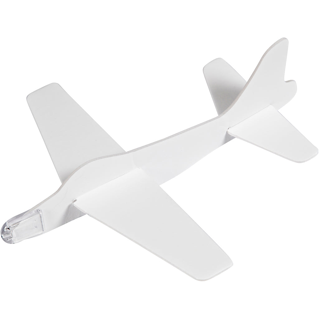 Flugzeug-Sortiment, L 19 cm, B 17,5 cm, Weiß, 2 Stk/ 1 Pck [HOB-51232]