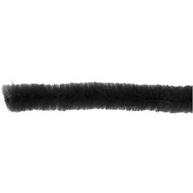 Pfeifenreiniger, L 30 cm, Dicke 6 mm, Schwarz, 50 Stk/ 1 Pck [HOB-51618]
