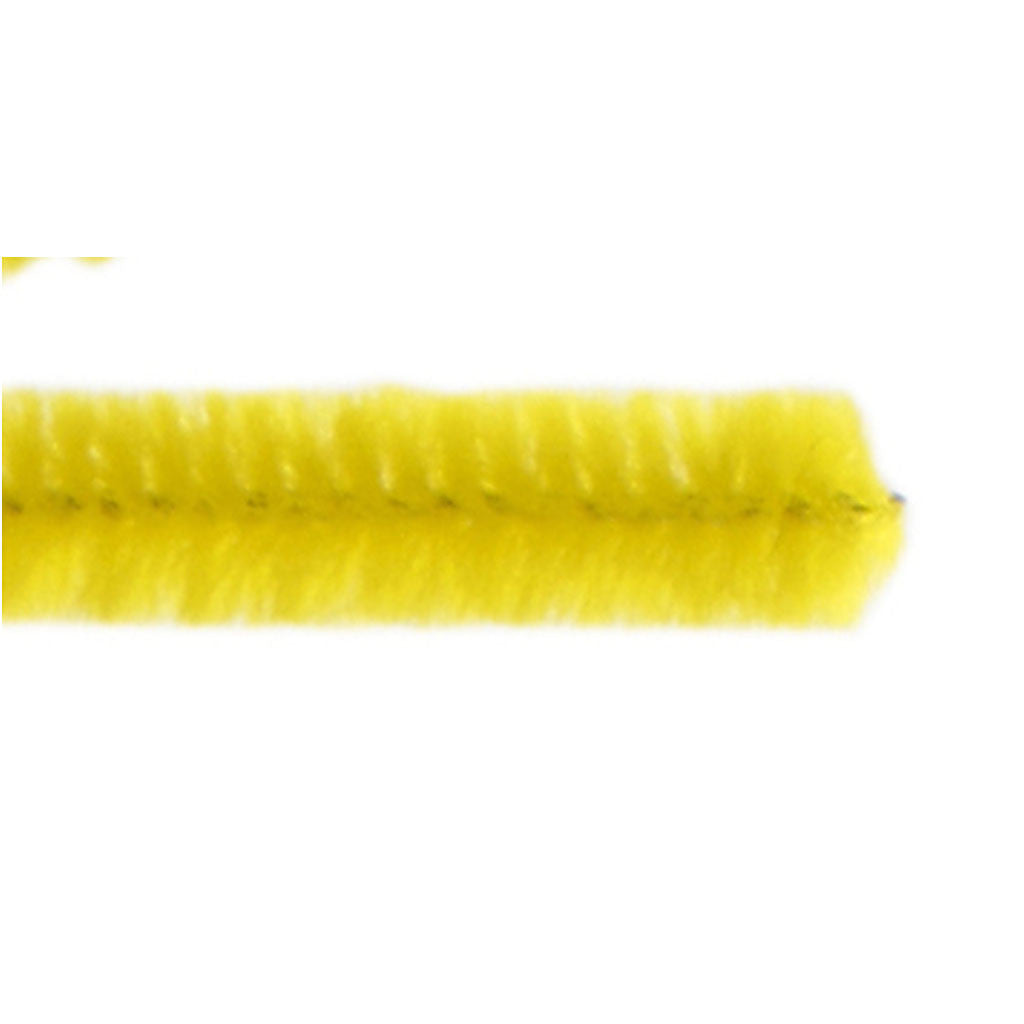 Pfeifenreiniger, L 30 cm, Dicke 15 mm, Gelb, 15 Stk/ 1 Pck [HOB-51626]