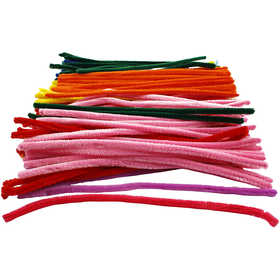 Pfeifenreiniger, L 30 cm, Dicke 9 mm, Sortierte Farben, 200 sort./ 1 Pck [HOB-51644]