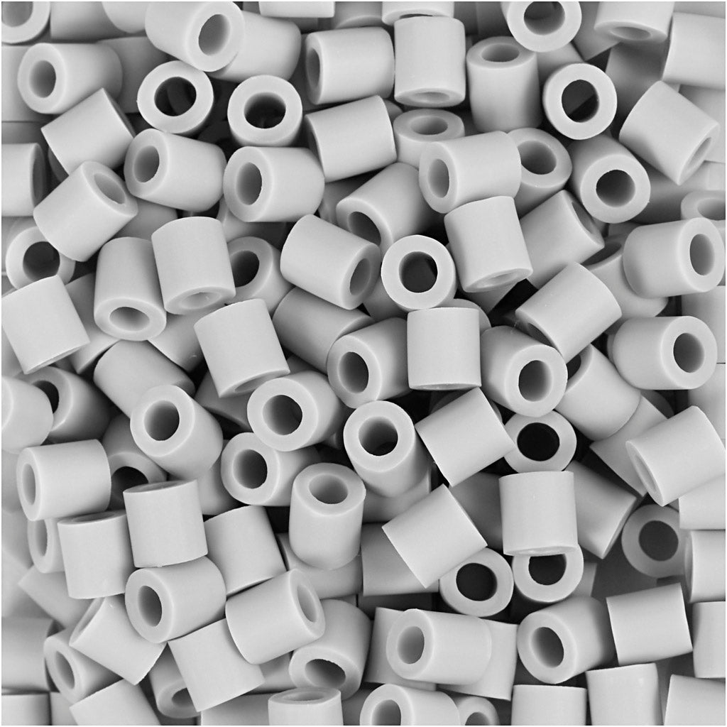 NABBI BioBeads, size 5x5 mm, hole size 2.5 mm, medium, grey, 3000 pc