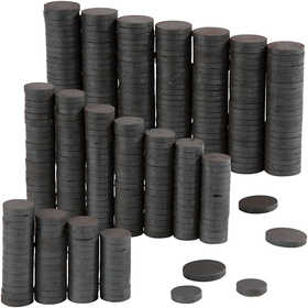 Magnete, D 14+20 mm, Dicke 3 mm, 2x250Stk/ 1 Pck [HOB-51789]