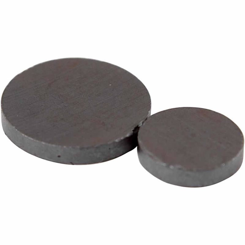 Magnete, D 14+20 mm, Dicke 3 mm, 2x250Stk/ 1 Pck [HOB-51789]