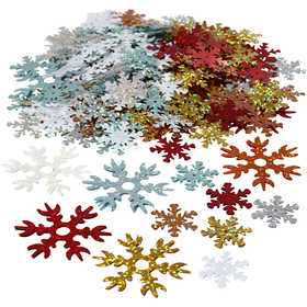 Pailletten - Sortiment, Größe 25+45 mm, Sortierte Farben, 250 g/ 1 Pck [HOB-52181]