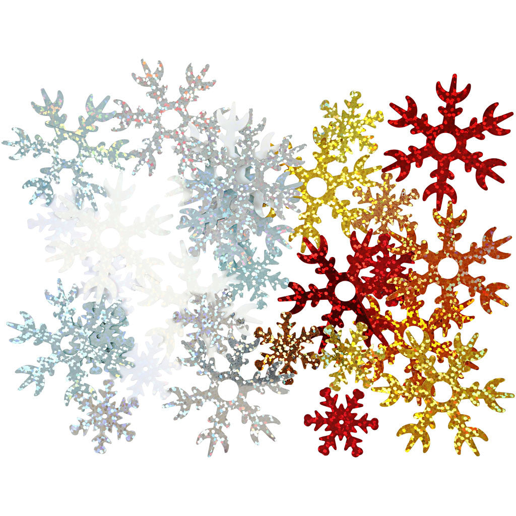 Pailletten - Sortiment, Größe 25+45 mm, Sortierte Farben, 250 g/ 1 Pck [HOB-52181]