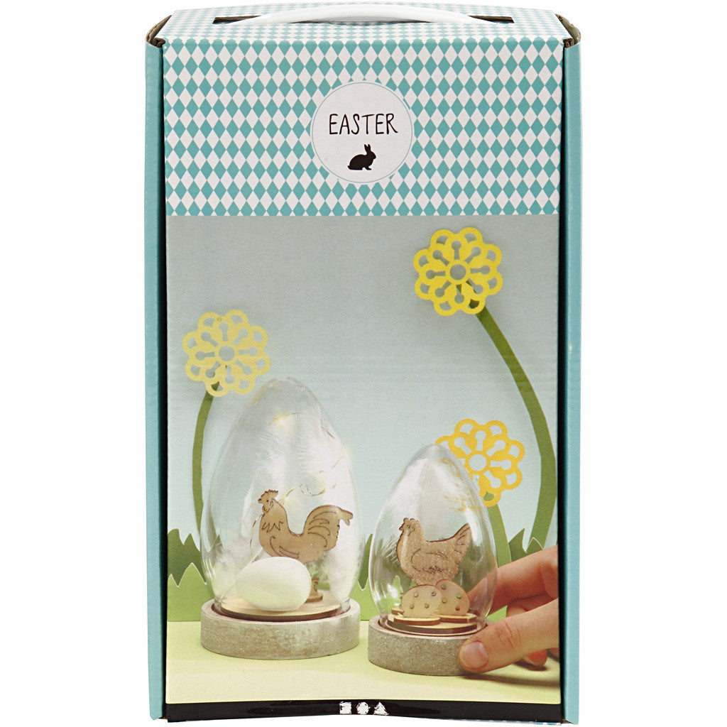 Glocken mit Dekoration, H 12+15,5 cm, 2 Stk/ 1 Pck [HOB-52188]