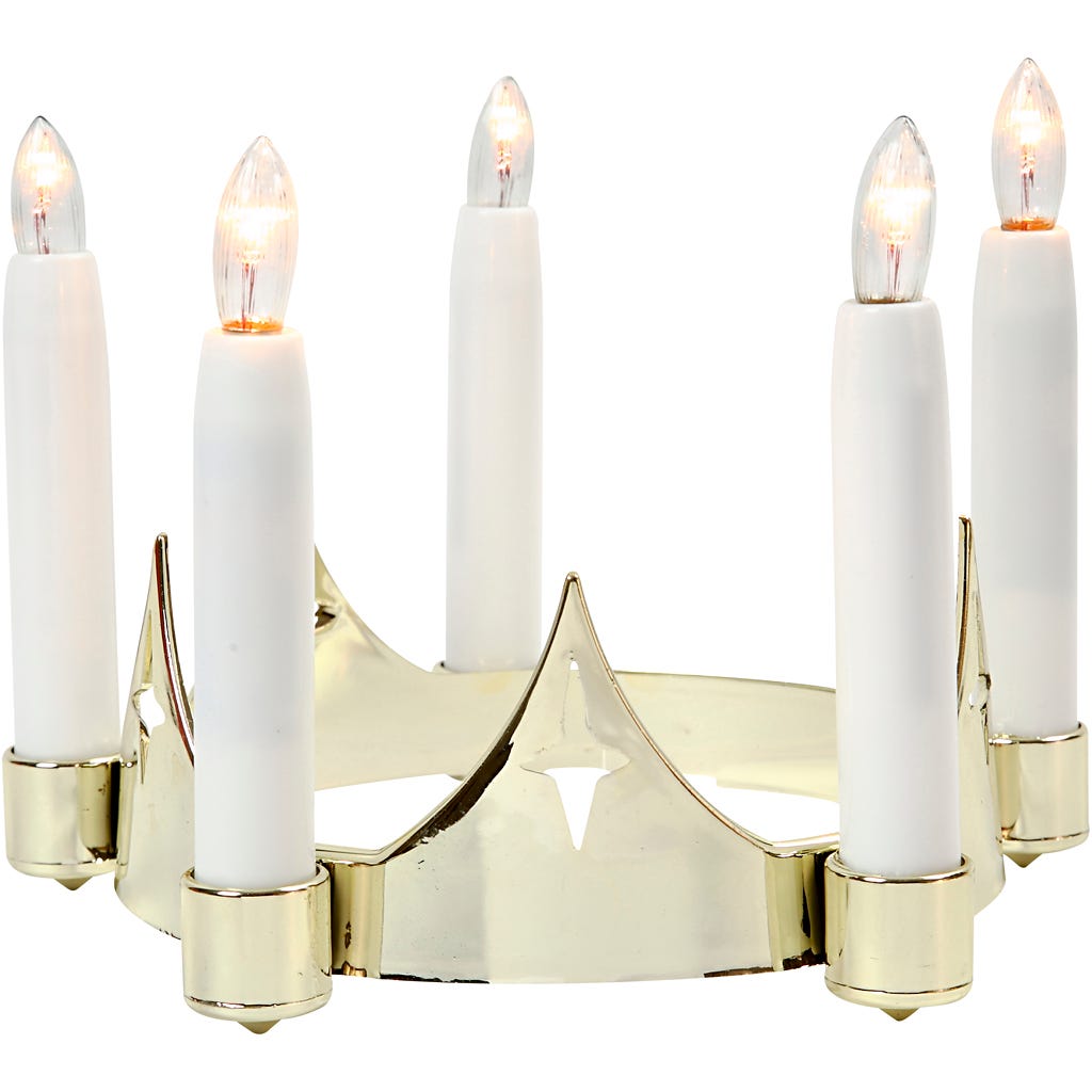 Luzia-Krone, H 14 cm, D 15-19 cm, 1 Stk [HOB-52368]