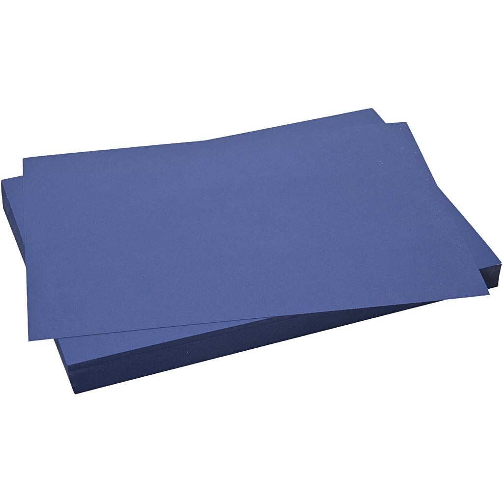 Card, sheet 50x70 cm, 270 g, dark blue, 10 sheet
