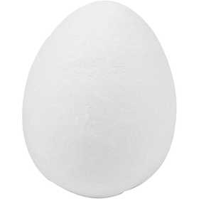 Eier, H 47 mm, B 35 mm, Weiß, 50 Stk/ 1 Pck [HOB-54168]